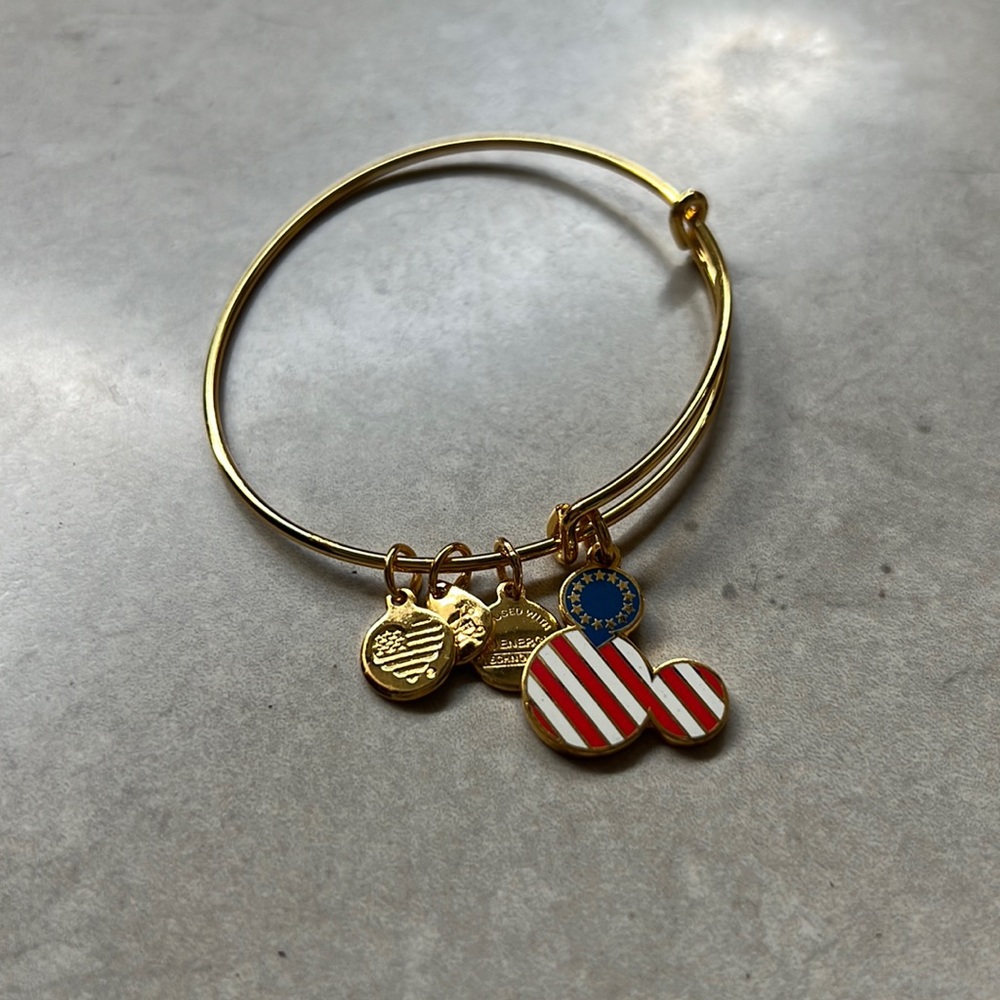 Alex and Ani Disney Patriotic Mickey Bracelet